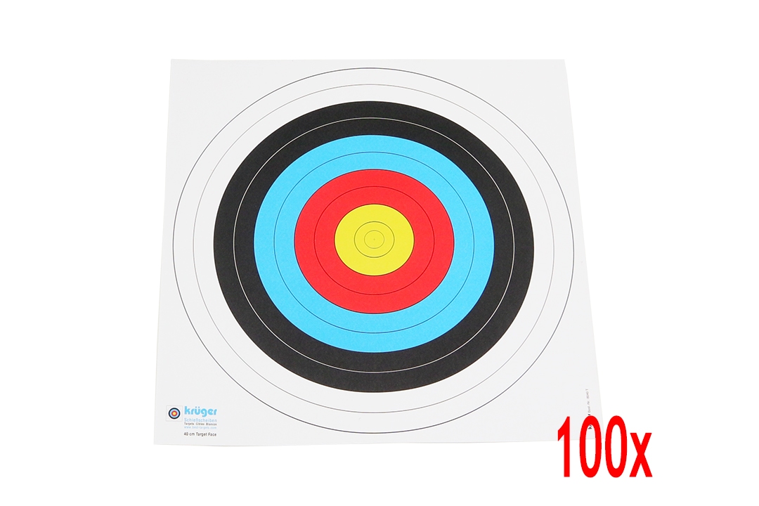 Kruger WA Archery 18m Target 42x42cm (100pcs)