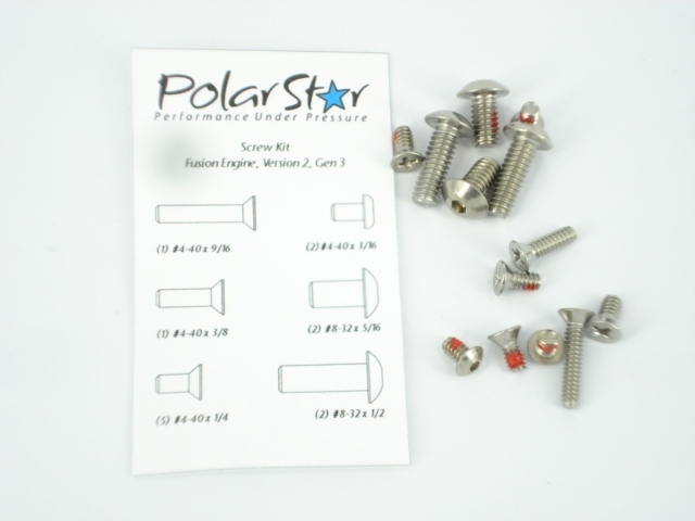 Polarstar FEV2 screw kit Version 2 Gen 3