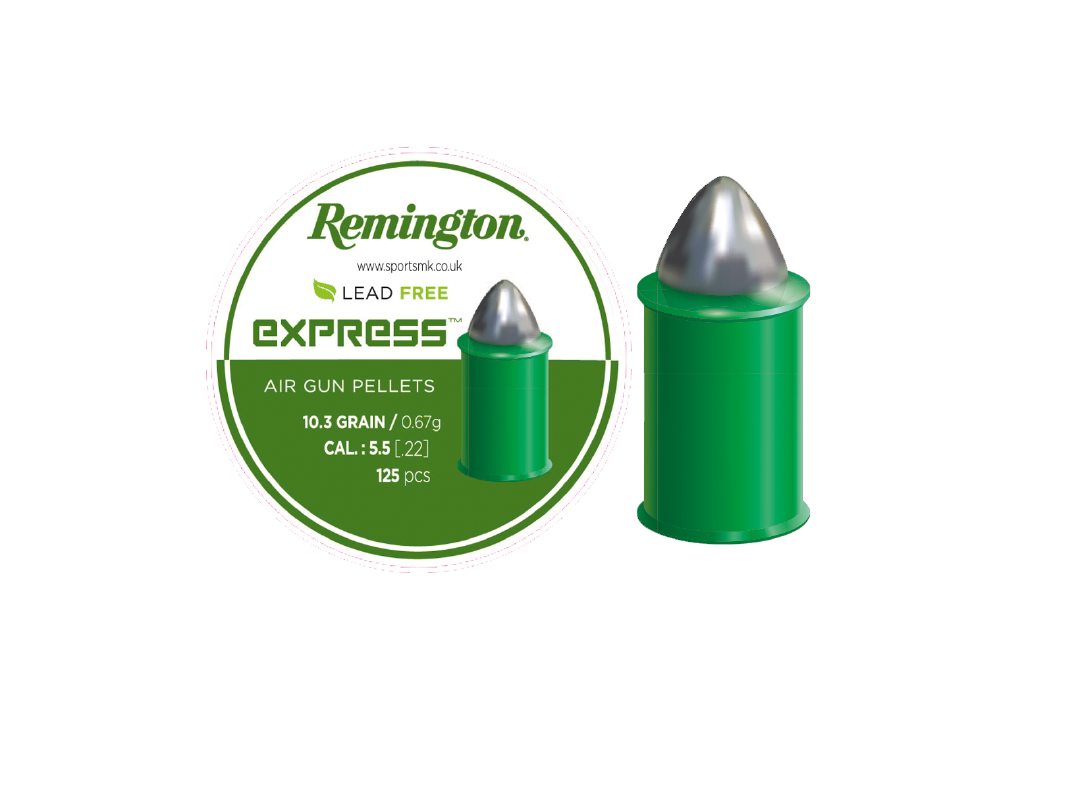 Remington Express Pellets, Lead Free, 5.5mm, 120 pcs