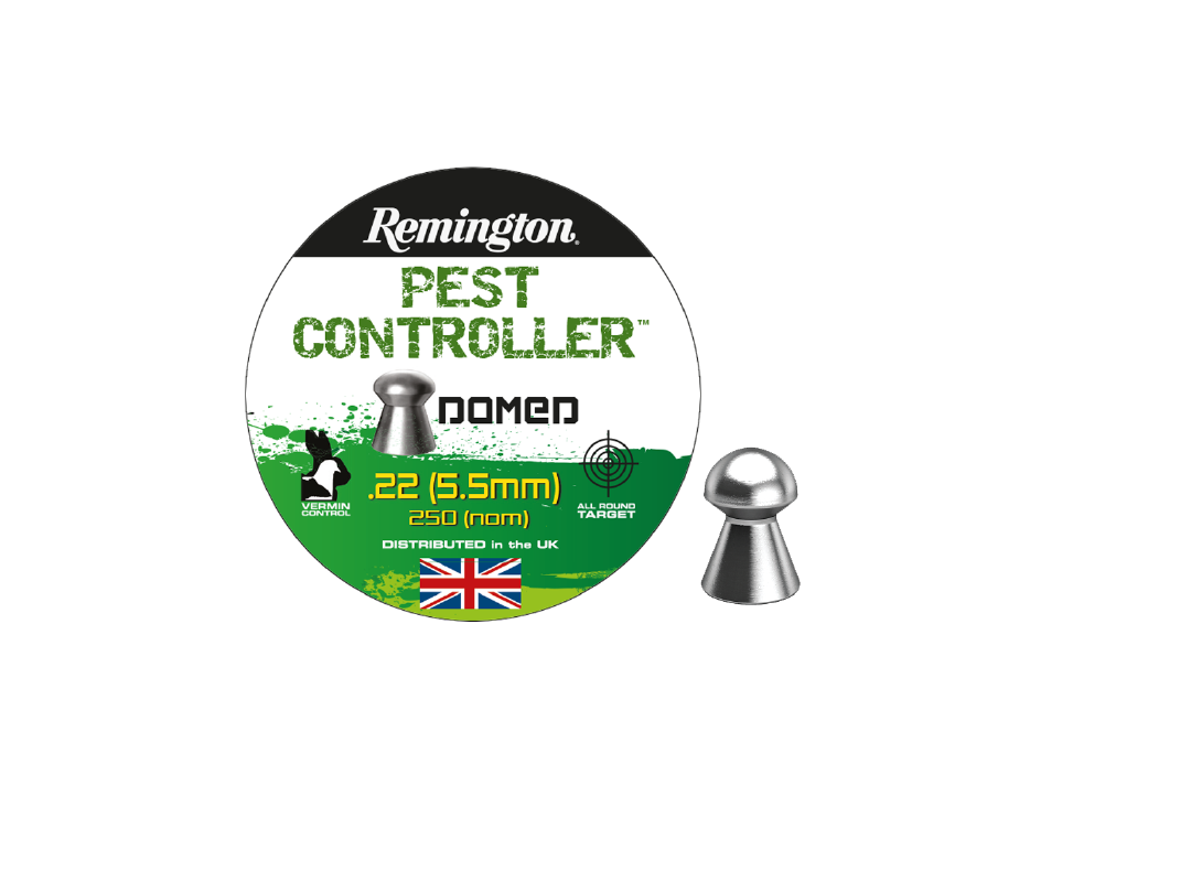 Remington Pest Controller Domed Pellets, 5.5mm, 250 pcs