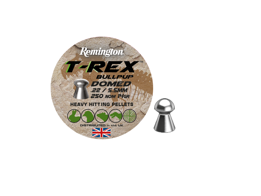 Remington T-Rex Bullpup Dome Pellets, 5.5mm, 250 pcs