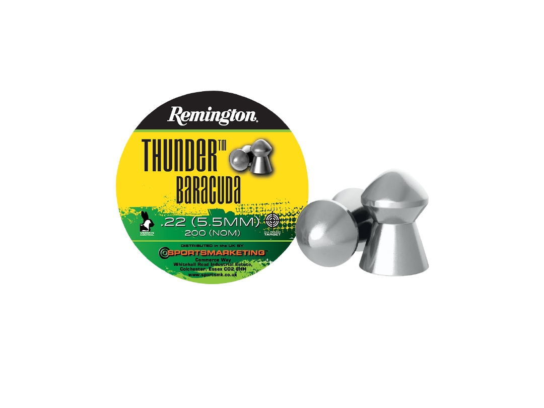 Remington Thunder Baracuda Pellets, 5.5mm,200 pcs