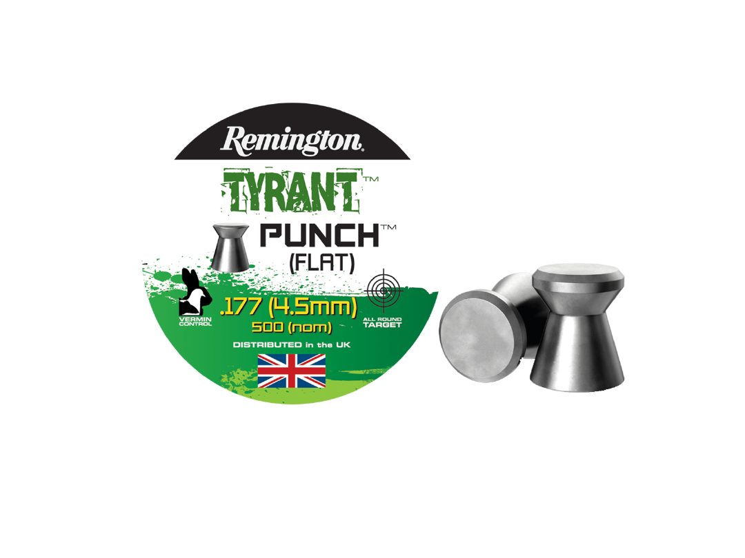 Remington Tyrant Punch Pellets, 4.5mm, 500 pcs