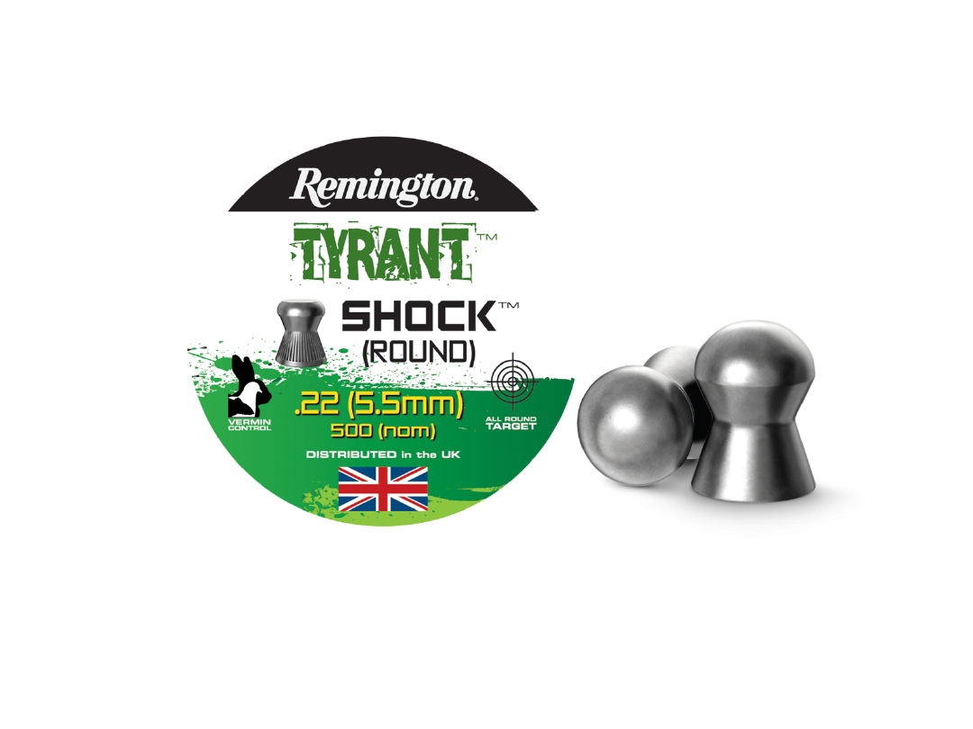 Remington Tyrant Shock Pellets, 5.5mm, 500 pcs