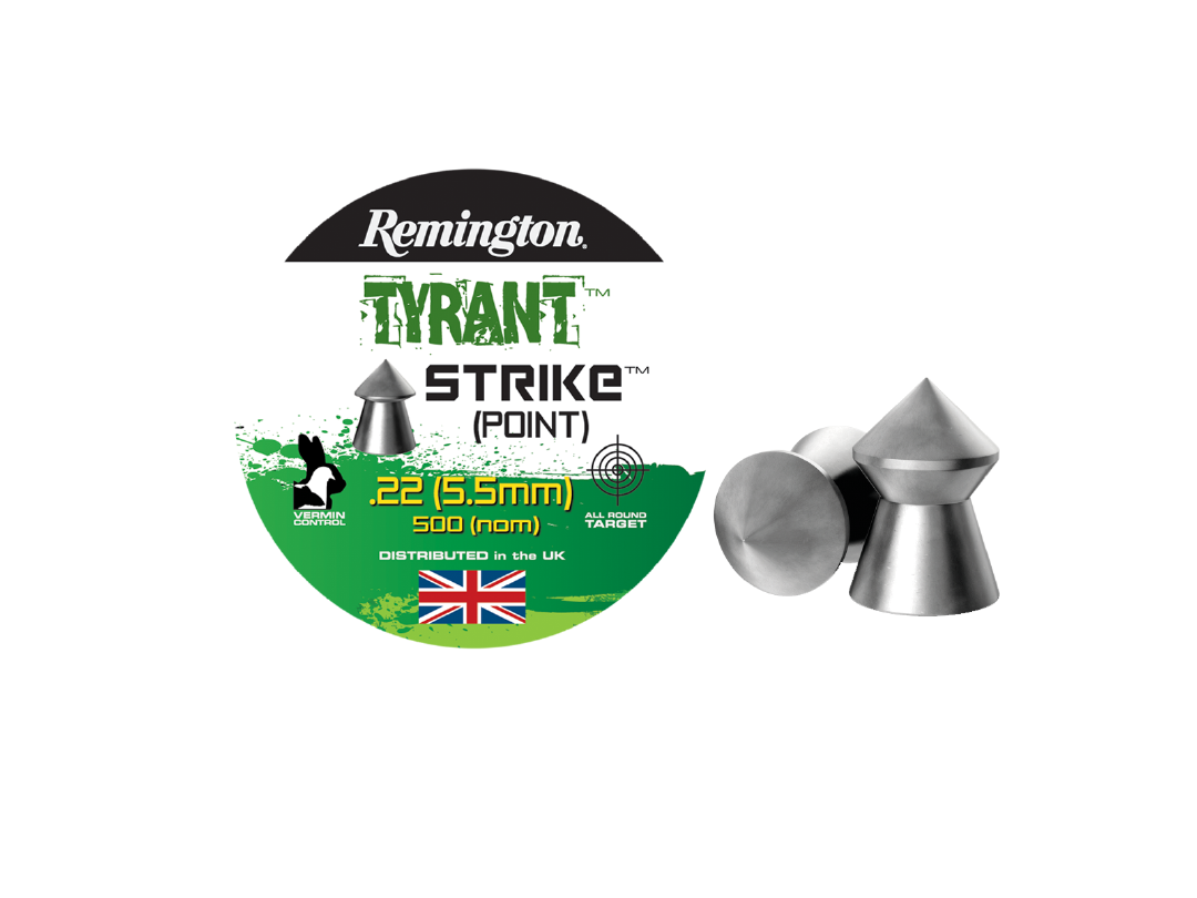 Remington Tyrant Strike Pellets, 5.5mm, 500 pcs