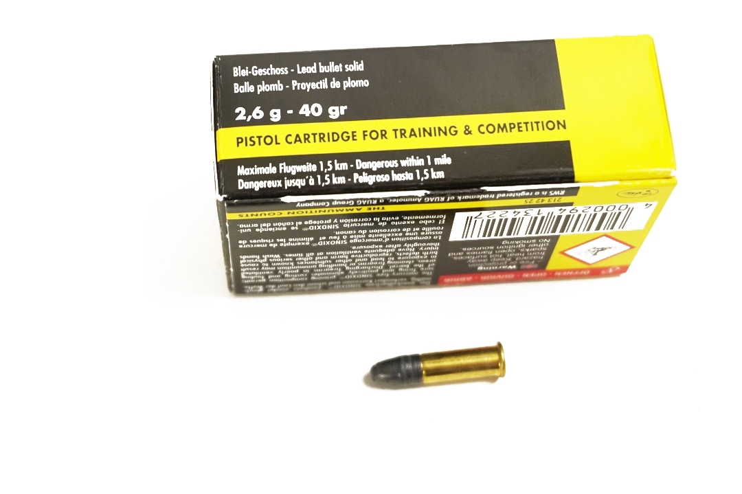 RWS Munition .22 LR RN Rifle Match Prof Line(50rds)