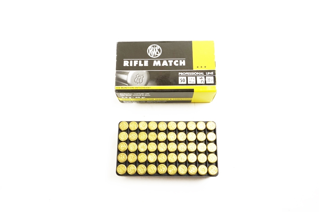 RWS Munition .22 LR RN Rifle Match Prof Line(50rds)