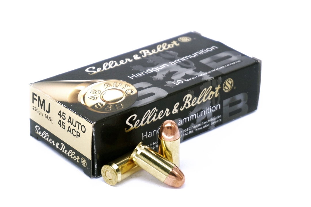 Sellier & Bellot .45 ACP 230 Grain FMJ 50rds