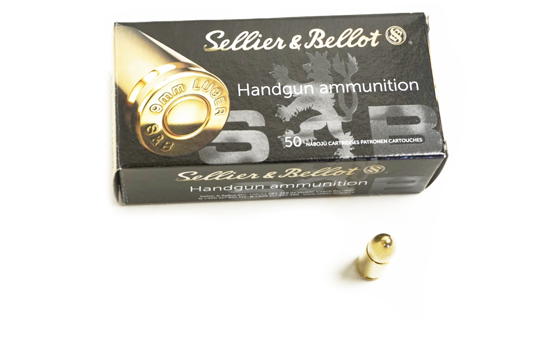 Sellier & Bellot 9mm 124 grain FMJ (50rds)