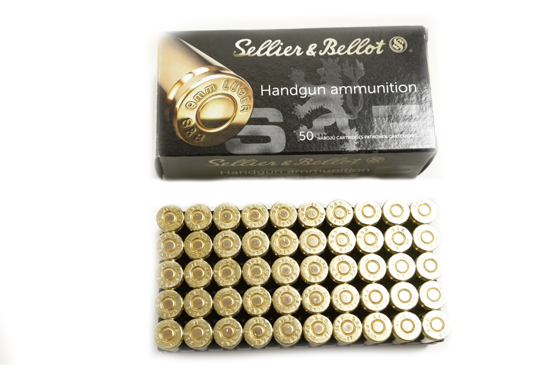 Sellier & Bellot 9mm 124 grain FMJ (50rds)