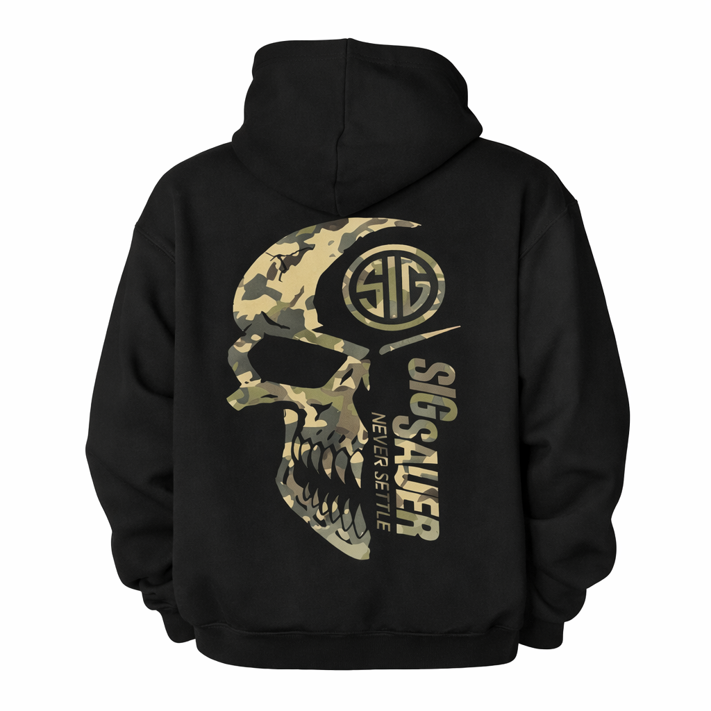 SIG Hoodie Skull Black