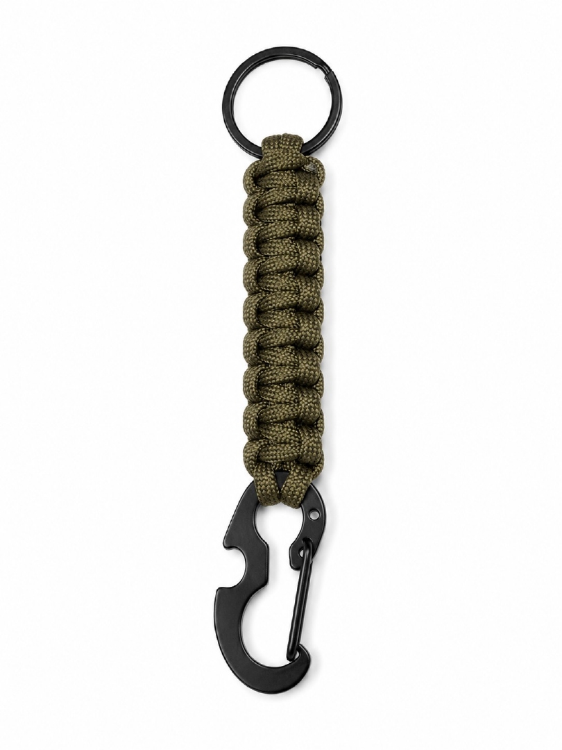 Paracord Keychain with Carabiner OD