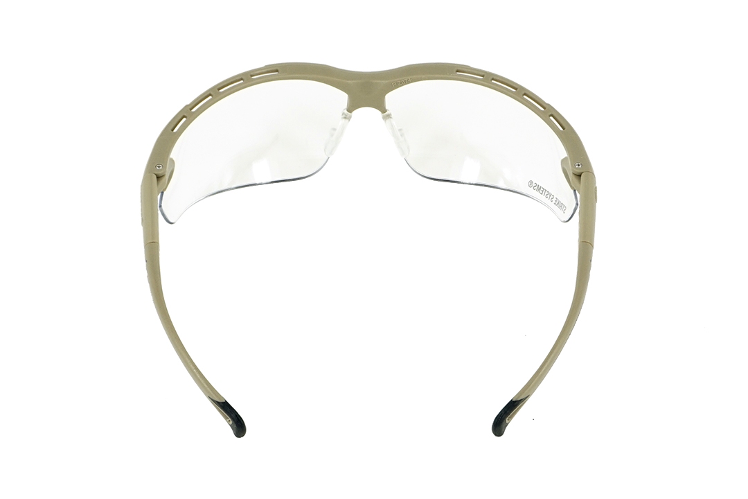 Strike Systems Tan Goggles Clear
