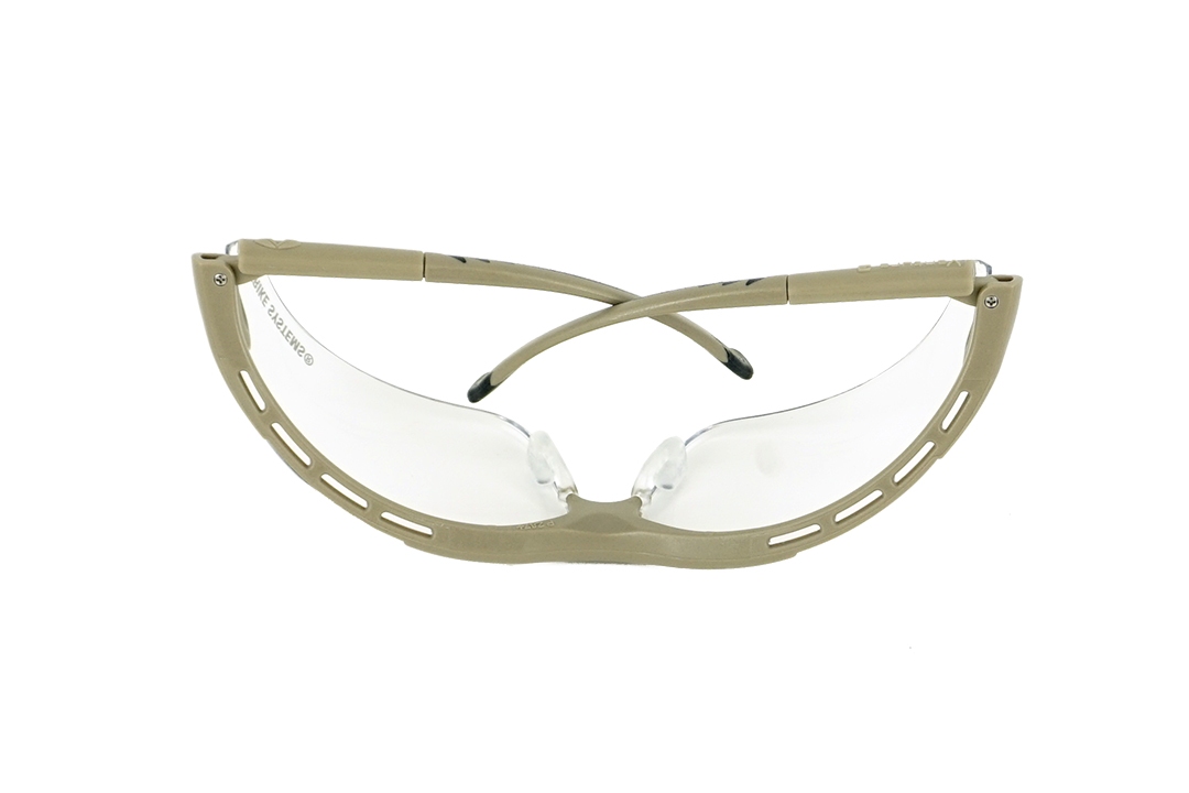 Strike Systems Tan Goggles Clear