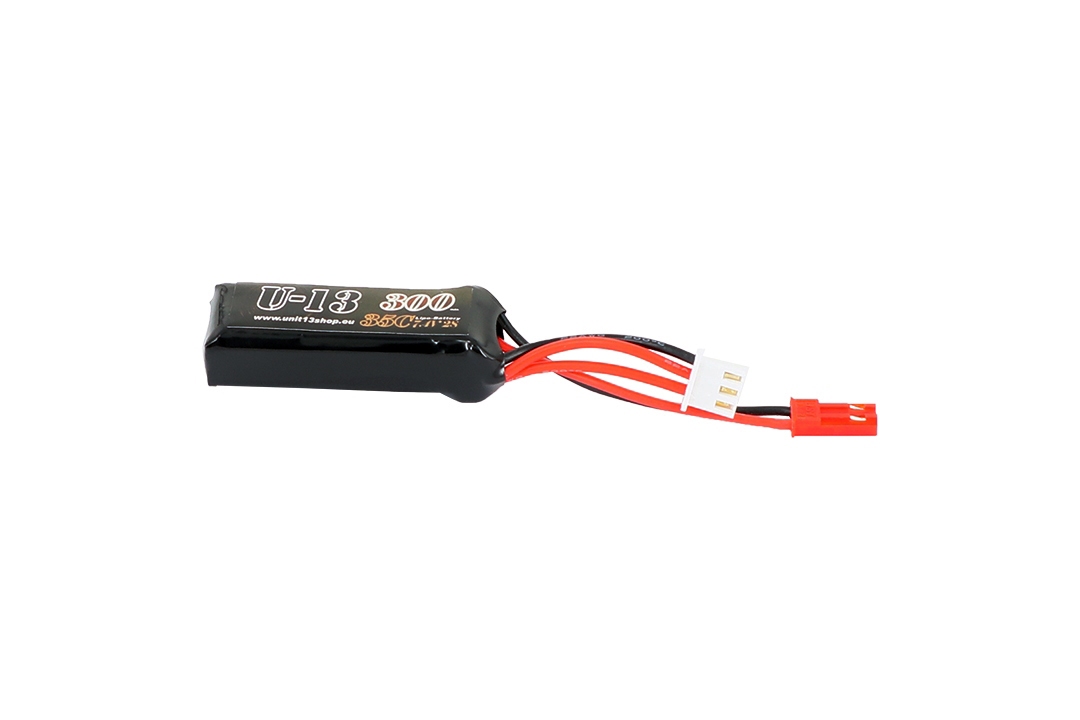 U-13 Li-Po 7,4v 300mAh 35C Stick 45x13x13mm