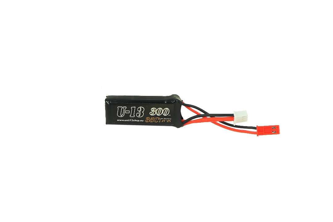 U-13 Li-Po 7,4v 300mAh 35C Stick 45x13x13mm