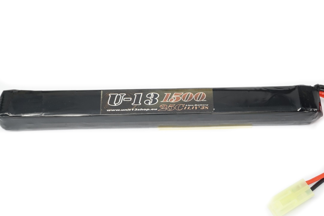 U-13 LiPo 11,1v 1500mAh 25C Stick 172x17x17mm