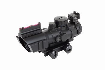 Sniper Tactical 4X32 RGB Scope, Fiber Optic
