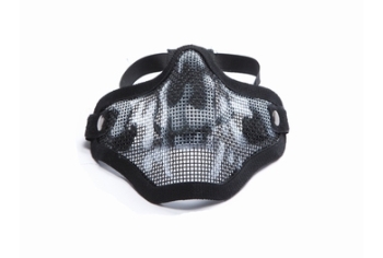 ASG mesh mask with skull print