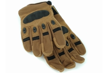 U13 Hard Polymer Knuckle Tactical Gloves Coyote Brown