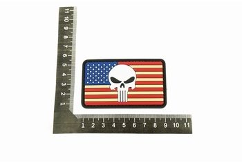 U-13 PVC Patch US Flag Punisher