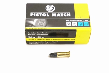 RWS Munition .22 LR RN Pistol Match Prof Line (50rds)