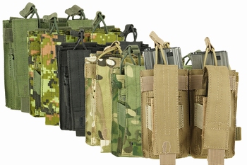 Shadow Strategic AK/9mm Open Top Mag Pouch Double