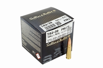Sellier & Bellot 7,62x39 FMJ 124grs 50 pcs