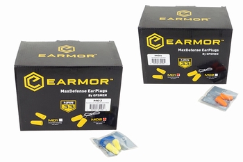 EARMOR M01-M02 MaxDefense Earplugs Box 100pcs