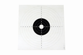 Kruger 25/50m Pistol & 100m Rifle Targets 53x53cm