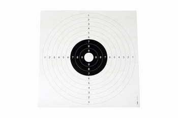 Kruger 25/50m Pistol & 100m Rifle Targets 53x53cm per 10