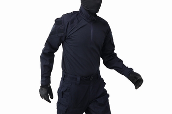 Shadow Strategic Hybrid Tactical Shirt Navy Blue