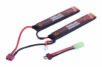 Evolution LiPo 7,4V 2000mAh 20-40C Stick/Nunchuck Deans