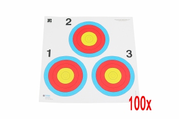 Kruger WA 3-Archery 18m Target VEGAS 45x45cm (100pcs)