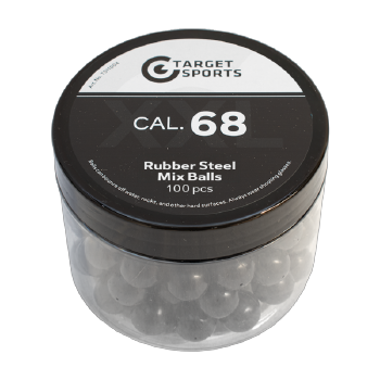 Target Sports AA .68 Rubber Steel Mix Balls Jar p/100