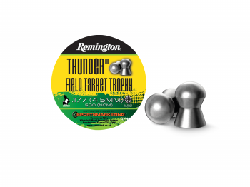 Remington Thunder Field Target Trophy Pellets, 4.5mm, 500 pcs