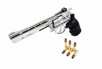 Dan Wesson 6 inch Revolver Silver (High Power) CO2